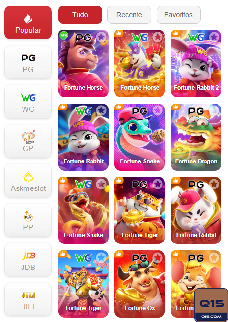 Explorar o Universo dos Jogos no q15.com