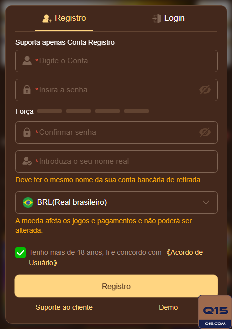 Cadastre-se e Aproveite Vantagens no q15.com